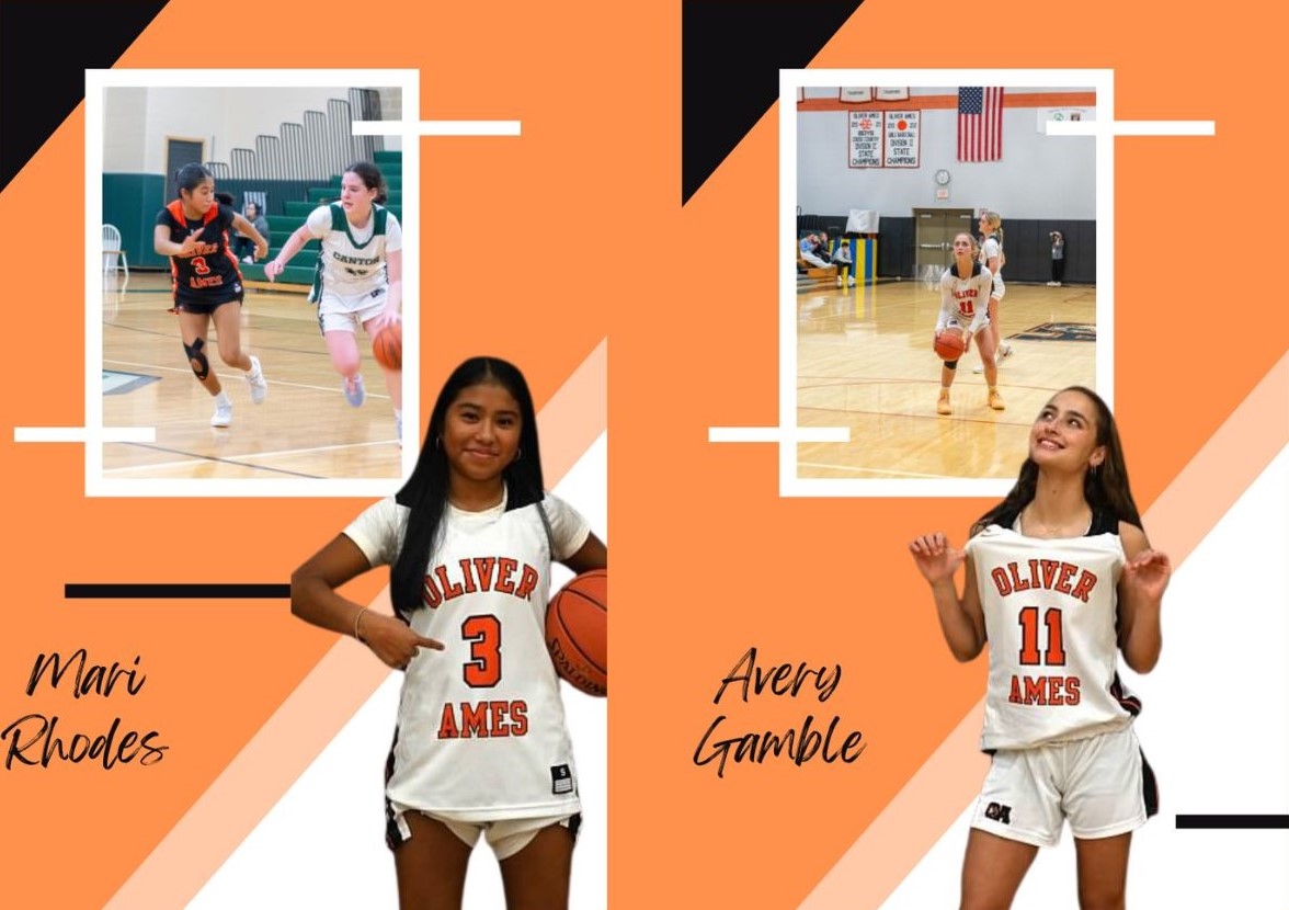 OA Basketball Showcase Mari Rhodes #2, Avery Gamble #11